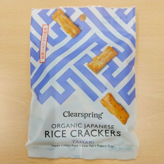 Reiscräcker aus Klebreis mit Tamari